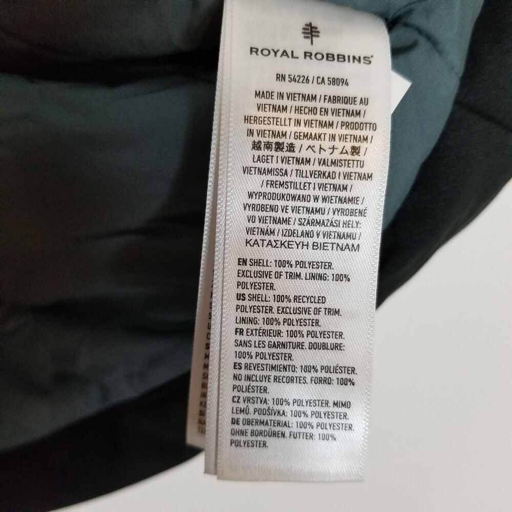 Royal Robbins Women SwitchForm Jacket  Sz M Black Insulated Zip Up Hoodie - Picture 8 of 11